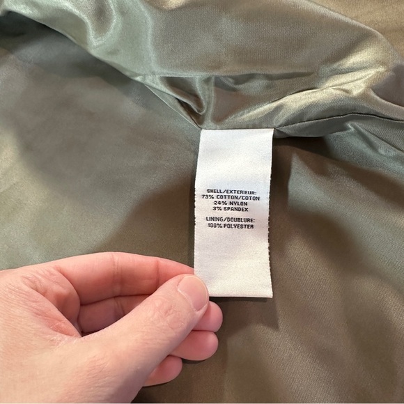 Bagatelle Collection Lightweight Army Green Hooded Jacket - Size Large - Picture 9 of 10